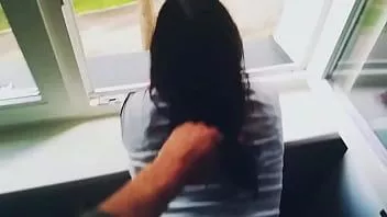 play Hot schoolgirl fucked by the window with a facial