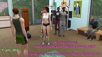Riproduci Ddsims - moglie scopata in palestra mentre il marito guarda - The Sims 4