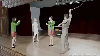 play Misura intera - scena 02 di 08 - una serie di video animati di sculacciate