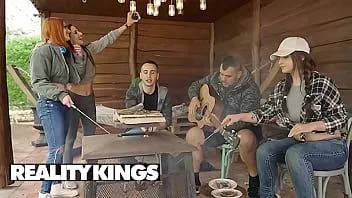Play Mina von d goes after raul costa to see what he's doing and not expect his dick is waiting for her - reality kings