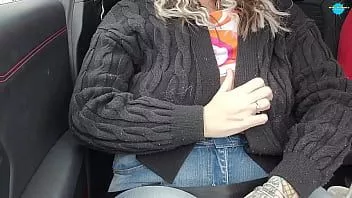Play Dirty husband gets a blowjob in the car
