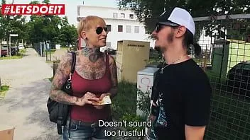 Play Letsdoeit - #lady kinky cat - tattooed german milf join a hardcore ride with the berlin van fuck