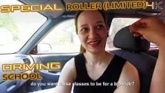 Play Blonde Bombshell Gets Fucked in the Backseat of a Car