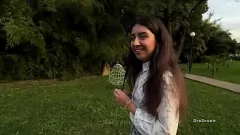 play Romp del college pubblico nella foresta di bambù: incontro all'aperto di Katty West