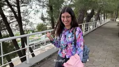 Play Street Pickup: Rough Sex with 18yo Teen, Cum on Glasses