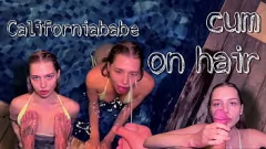 Играть Публичный минет бассейн: Смотрите CaliforniaBabe Swallow Ken Honey's Load