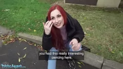 Jouer Les seins percés de Gigi Rouge Gigi Rouge et la fulgure profonde intense se terminent dans un sous-sol baise creampie